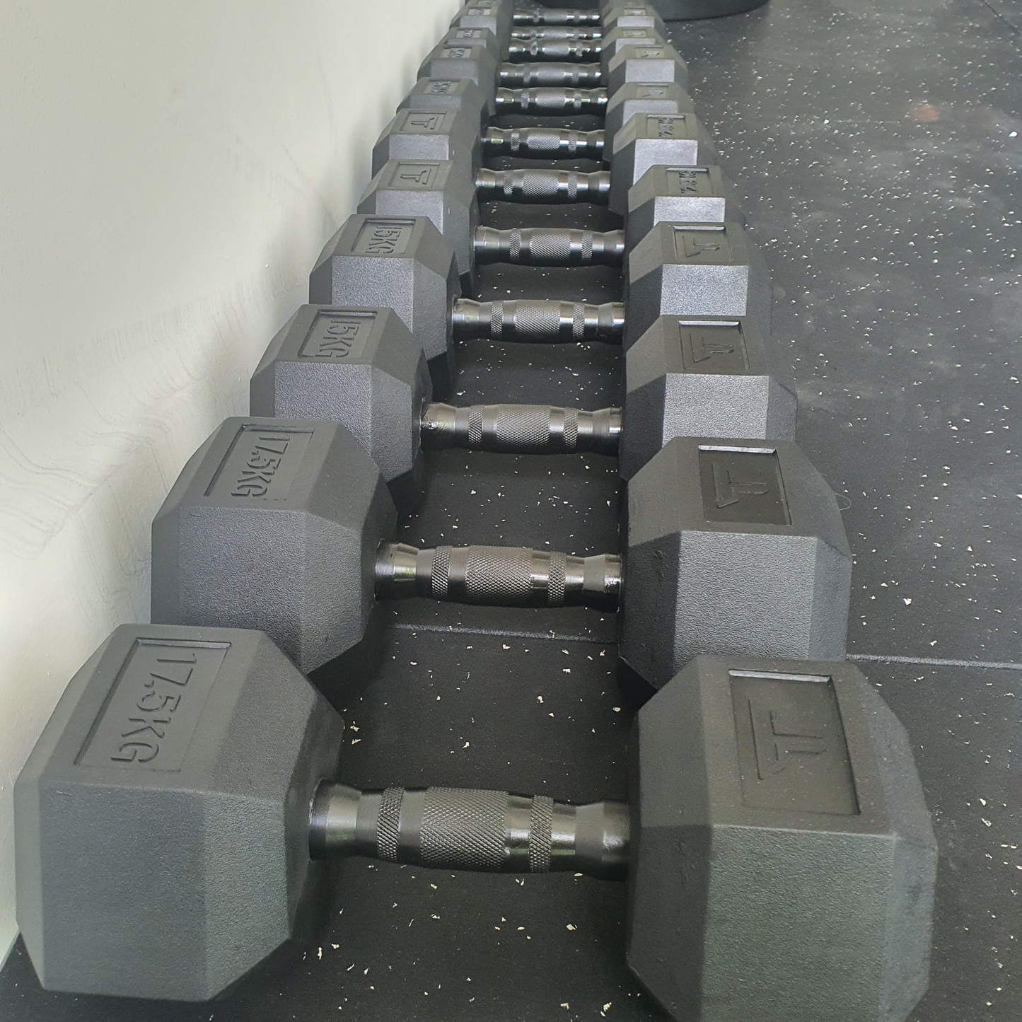 Black Zinc Dumbbells (SOLD IN PAIRS)